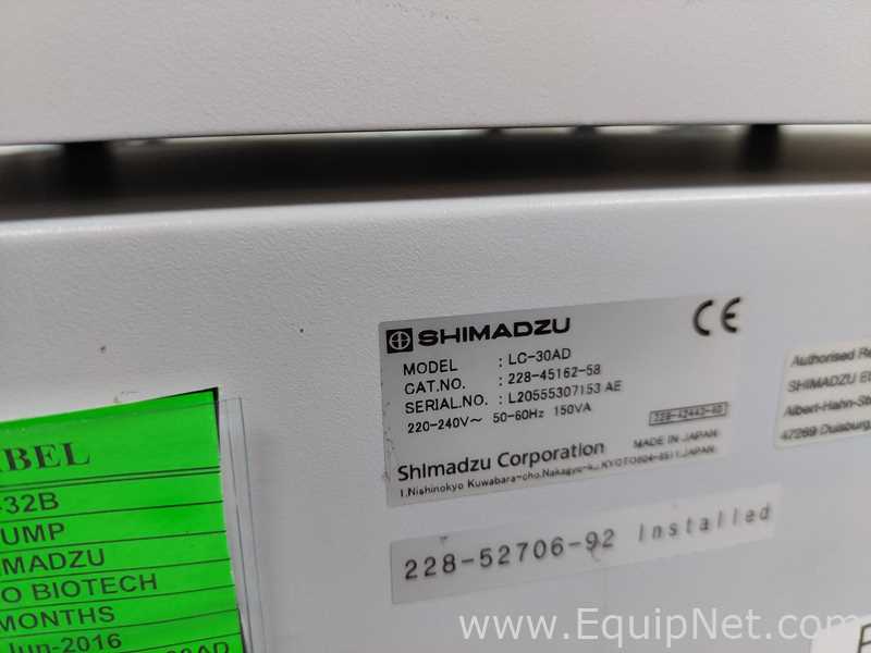 HPLC Shimadzu SIL-30ACMP