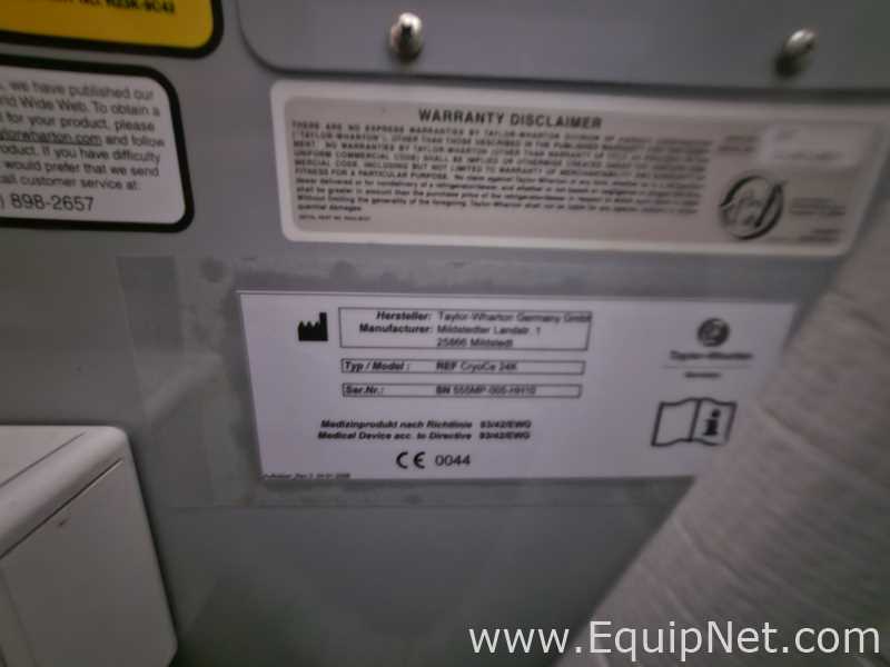 Taylor Wharton CryoCe 24K 360 Litre Cryogenic Storage System with Automatic Level Controller
