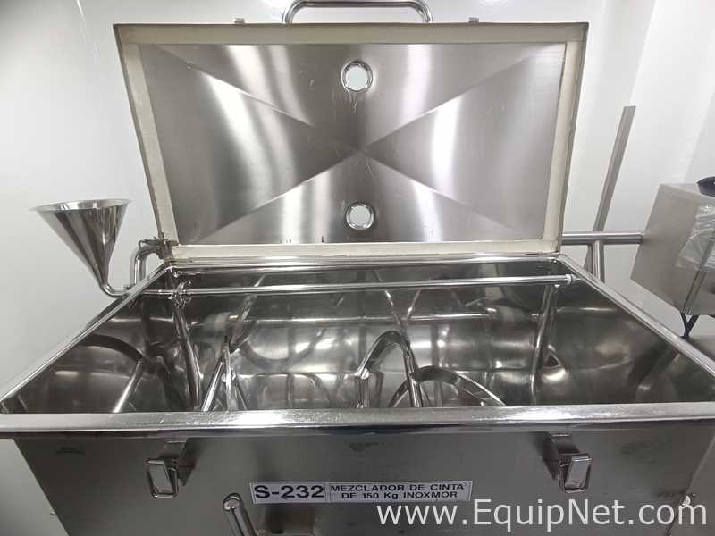 Misturador Industrial aço inox Inoxmor LTDA 150 Kg Ribbon Blender