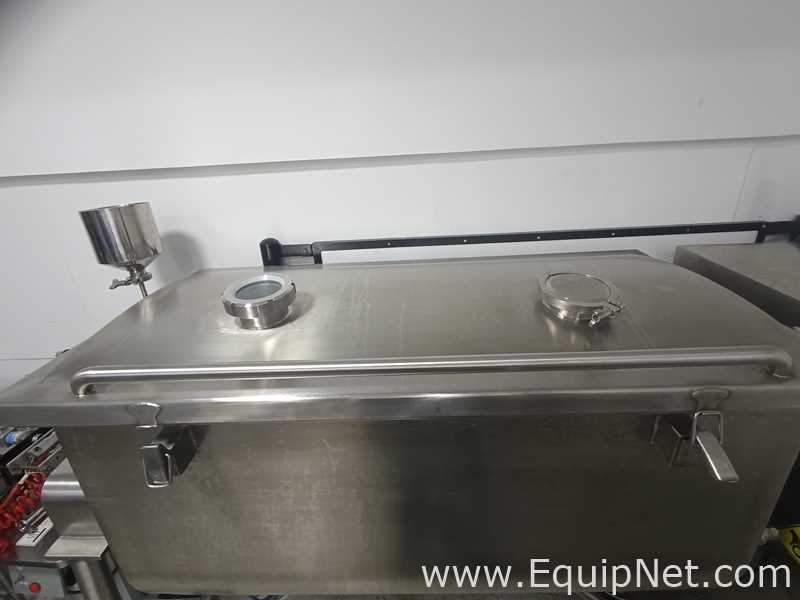 Mezclador De Cinta En Acero Inoxidable Asemaq ASQ-MRB Con Capacidad De 150 kg