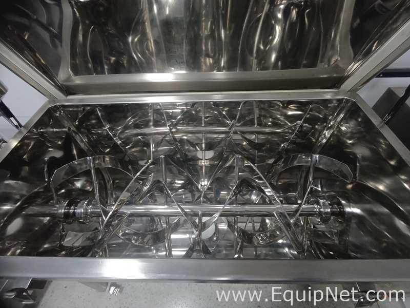 Mezclador De Cinta En Acero Inoxidable Asemaq ASQ-MRB Con Capacidad De 150 kg
