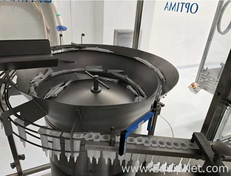 Linha de Envase de Seringa Optima Flexofill. Sem Uso