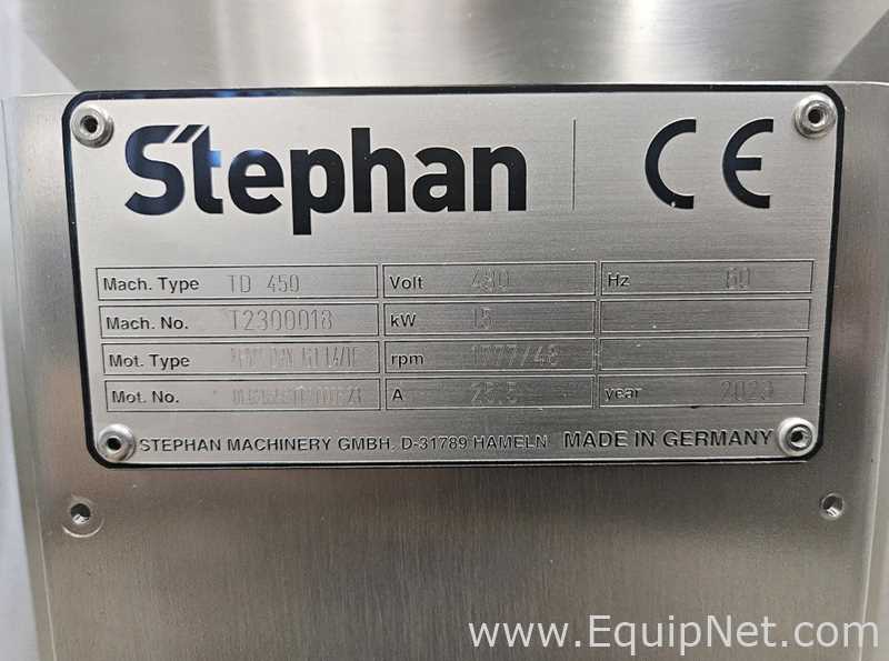Unused Terlet Stephan ProXES TD 450 Vertical Scraped Surface Heat Exchanger