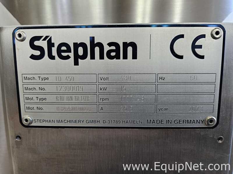 Unused Terlet Stephan ProXES TD 450 Vertical Scraped Surface Heat Exchanger