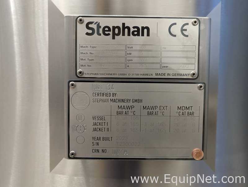 Trocador de Calor/Condensador Stephan Machinery GmbH TD 450. Sem Uso