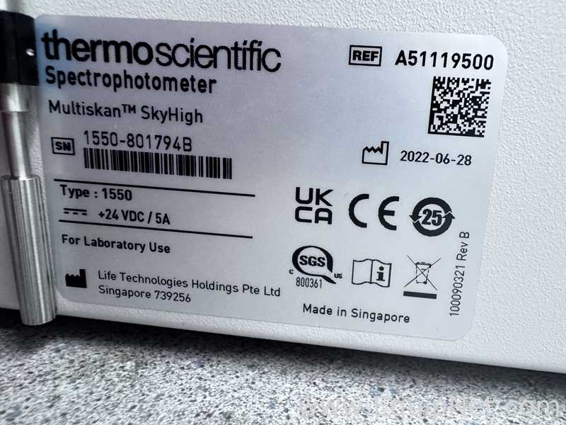 Espectrofotómetro Thermo Fisher Scientific Multiskan plus uDuo