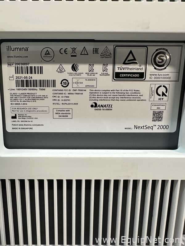 Secuenciador Illumina NextSeq 2000