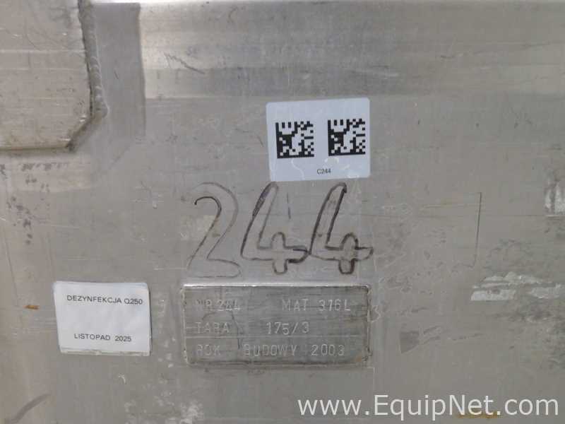 Tanque aço inox Noone Engineering Ltd. 