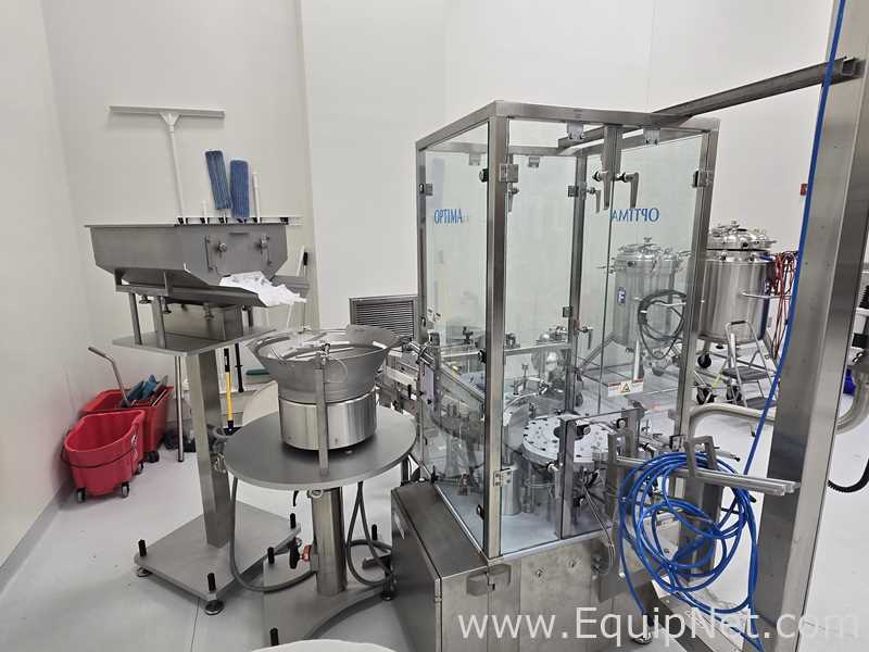 Linha de Envase de Seringa Optima Flexofill. Sem Uso