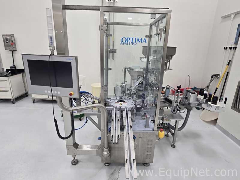 Linha de Envase de Seringa Optima Flexofill. Sem Uso