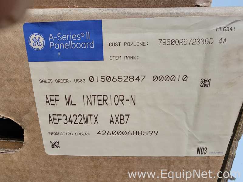 Caja Eléctrica General Electric Company Lot of 4 AEF3422MTX