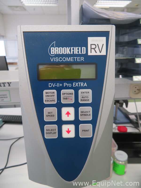 Viscosímetro Brookfield  DV-II Pro Extra
