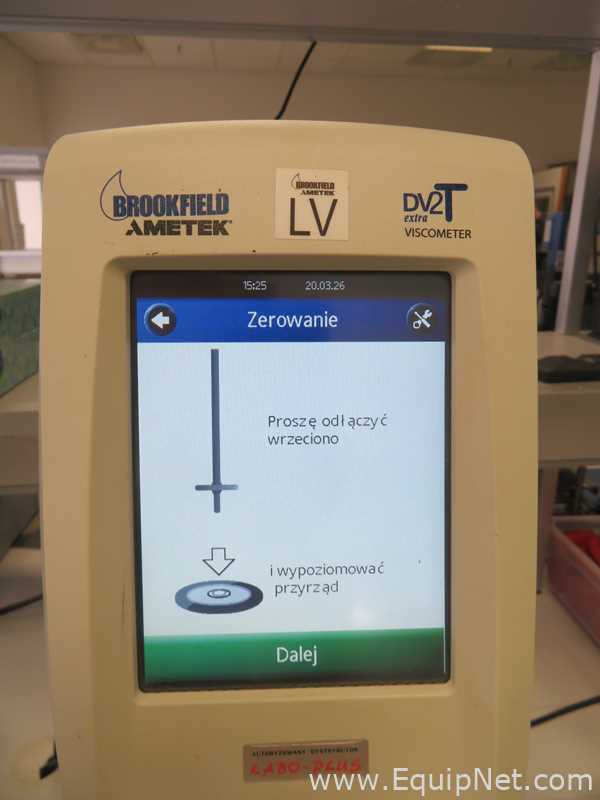 Viscosímetro Brookfield  DV2T Extra
