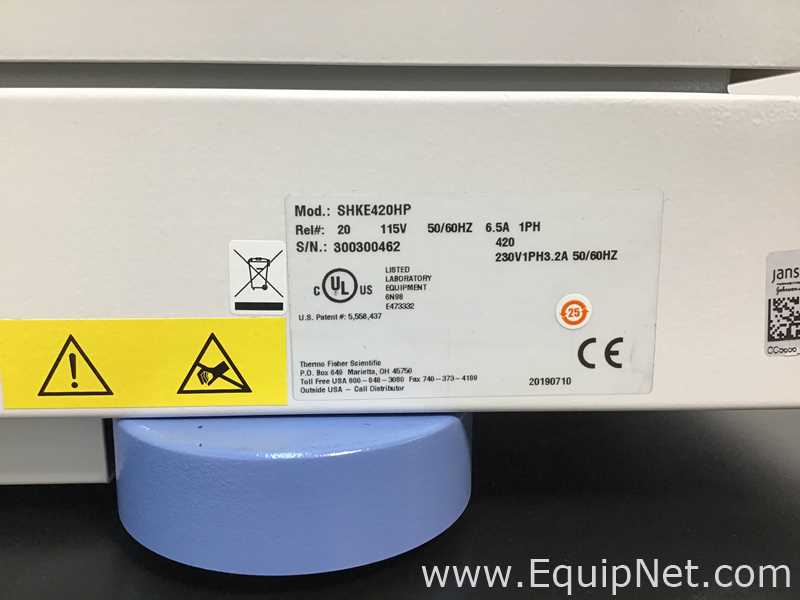 Thermo Scientific MaxQ 420 HP Incubator Shaker