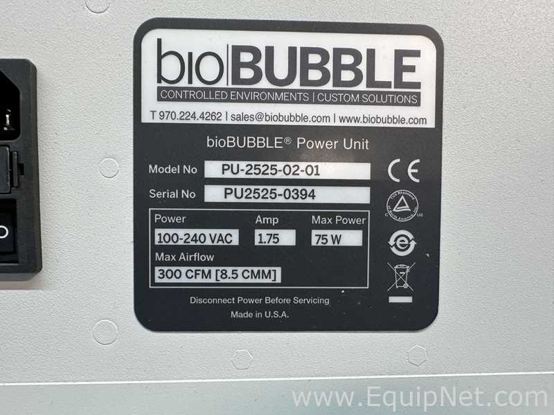 Campana de Ventilación y Flujo BioBubble PU-2525-02-01