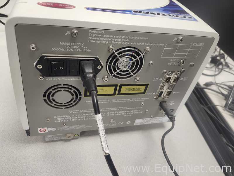 Malvern Instruments ZEN3690 Zetasizer Nano ZS90 Particle Size Analyzer