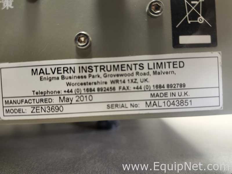 Malvern Instruments ZEN3690 Zetasizer Nano ZS90 Particle Size Analyzer