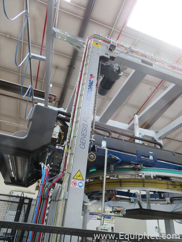 Robopac Genesis Futura HS High-Speed Automatic Stretch Wrapper With Wrapping Machine- Packing Area