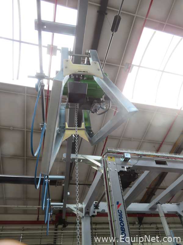 Robopac Genesis Futura HS High-Speed Automatic Stretch Wrapper With Wrapping Machine- Packing Area