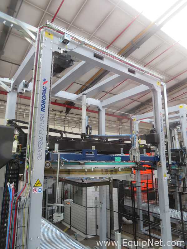 Robopac Genesis Futura HS High-Speed Automatic Stretch Wrapper With Wrapping Machine- Packing Area