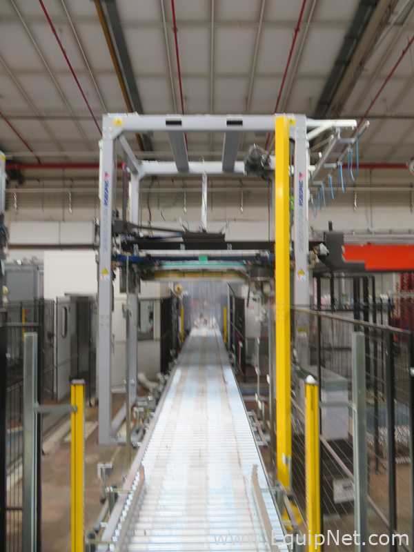 Robopac Genesis Futura HS High-Speed Automatic Stretch Wrapper With Wrapping Machine- Packing Area
