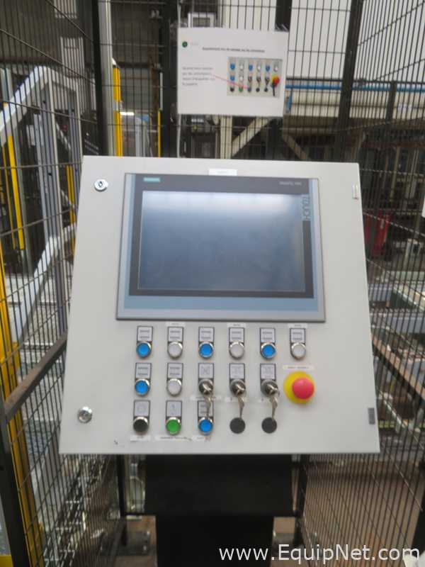 Robopac Genesis Futura HS High-Speed Automatic Stretch Wrapper With Wrapping Machine- Packing Area