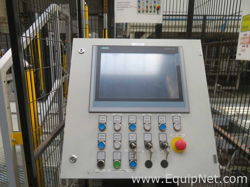 Robopac Genesis Futura HS High-Speed Automatic Stretch Wrapper With Wrapping Machine- Packing Area