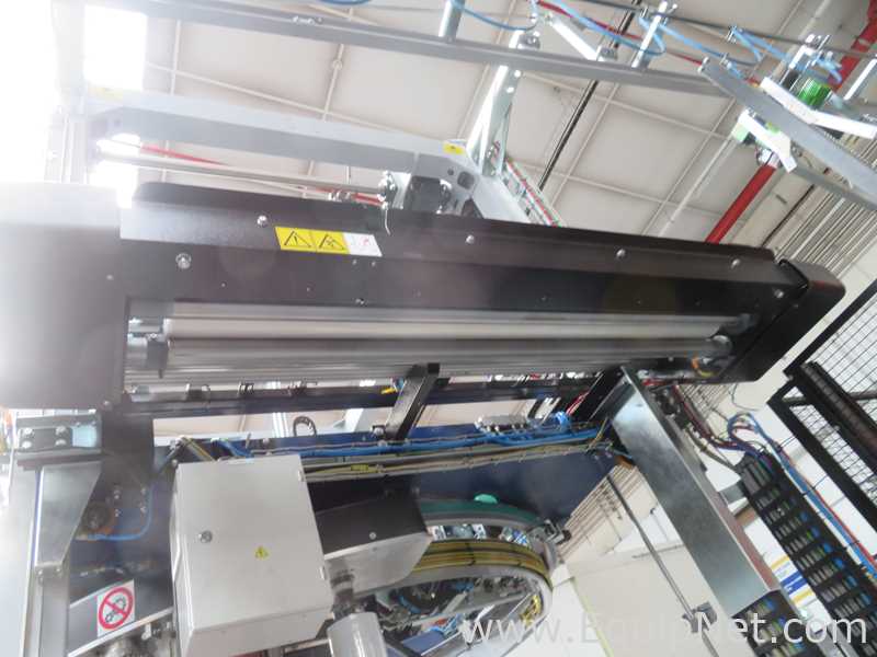 Robopac Genesis Futura HS High-Speed Automatic Stretch Wrapper With Wrapping Machine- Packing Area