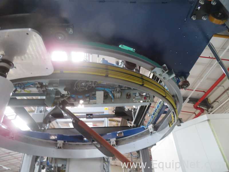 Robopac Genesis Futura HS High-Speed Automatic Stretch Wrapper With Wrapping Machine- Packing Area