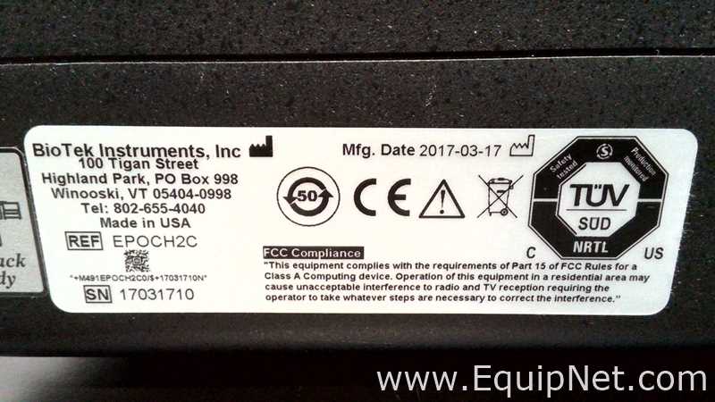BioTek Instruments Epoch 2 Microplate Reader and Gen5 Software