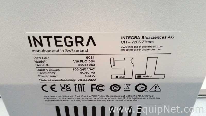 Integra VIAFLO 384 Electronic Multichannel Pipette