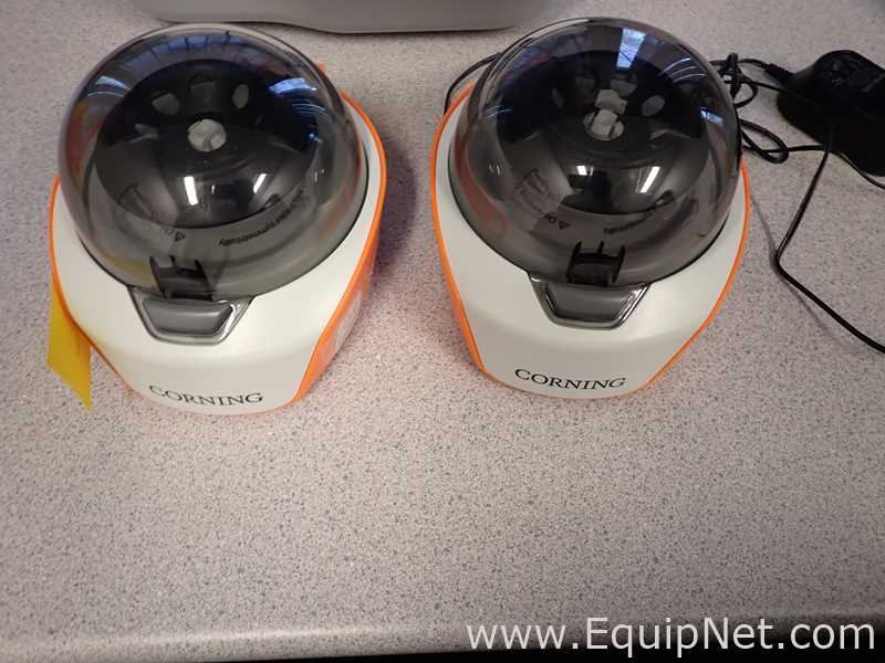 2 Corning Mini Centrifuges