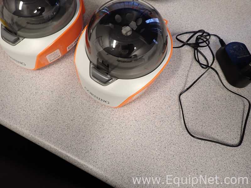 2 Corning Mini Centrifuges