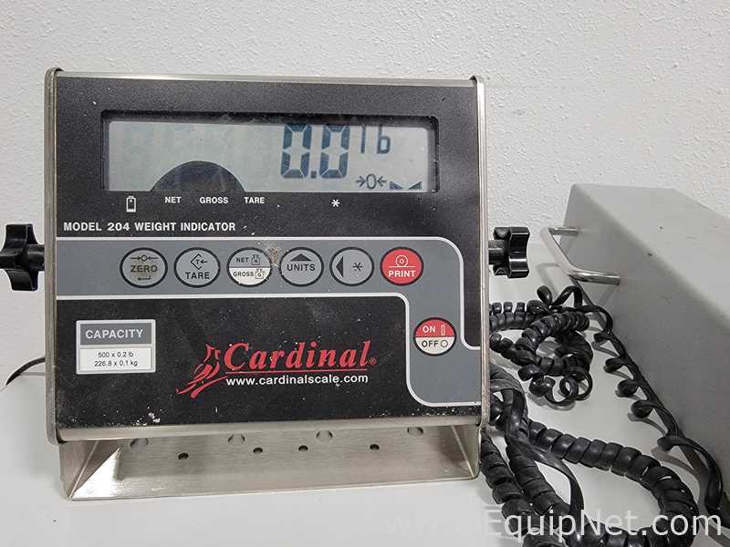 Cardinal Detecto RW-500 Scale with Cardinal Detecto 204 Digital Weight Indicator