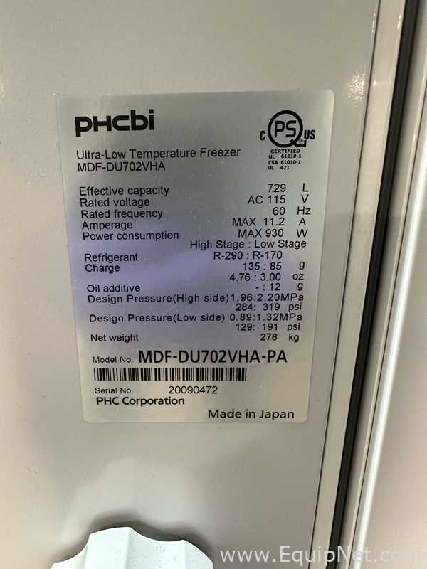 Congelador PHCBI MDF-DU702VHA-PA