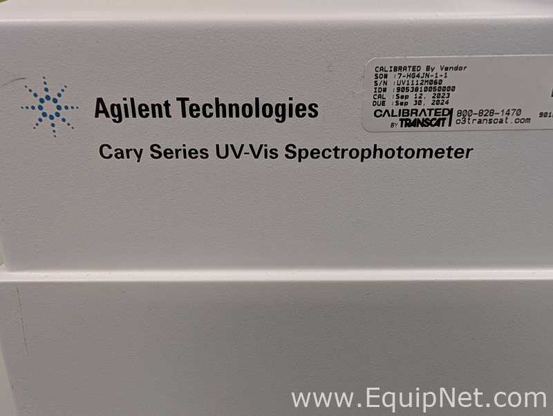 Agilent Technologies Cary Series UV-Vis Spectrophotometer