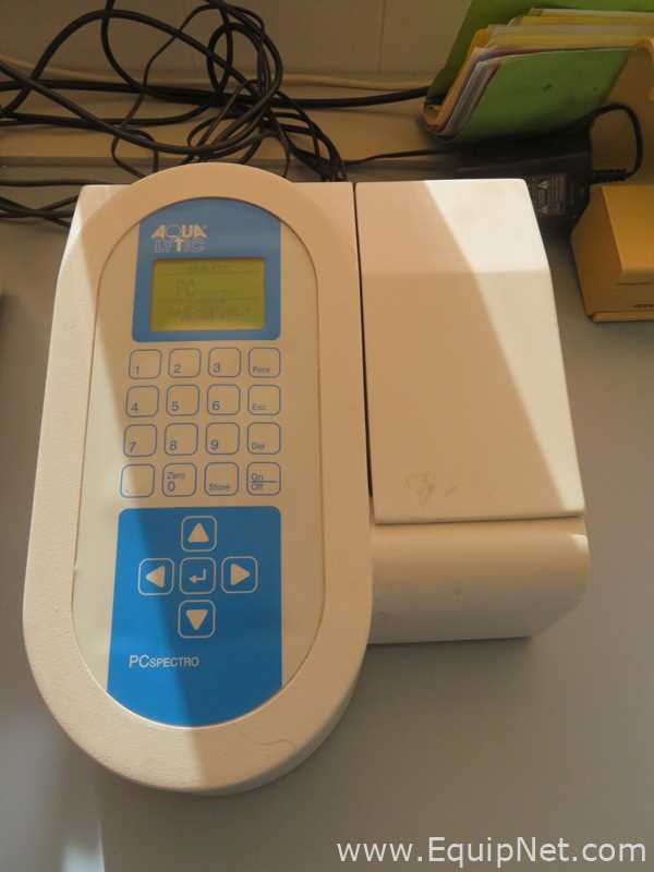 AQUALYTIC PC Spectro Spectrophotometer- R and D