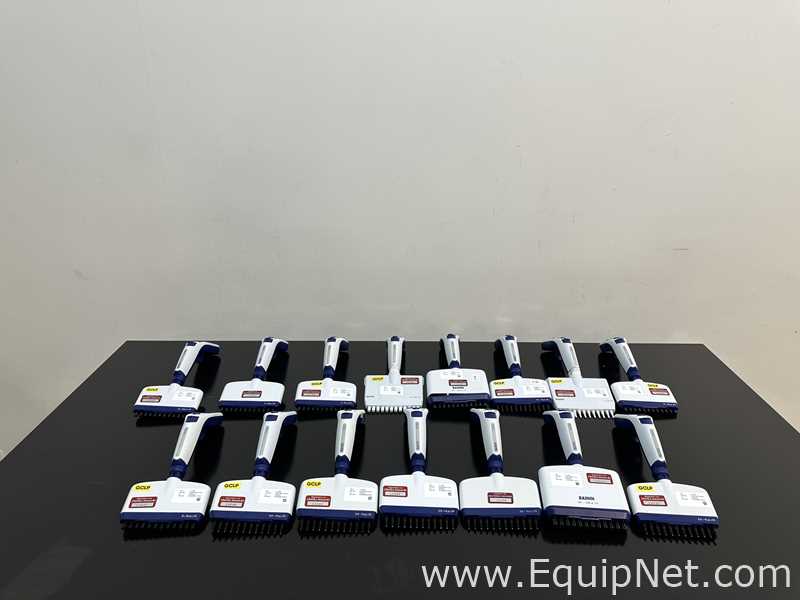 Lot of 15 Rainin E4 XLS Electronic Pipettors