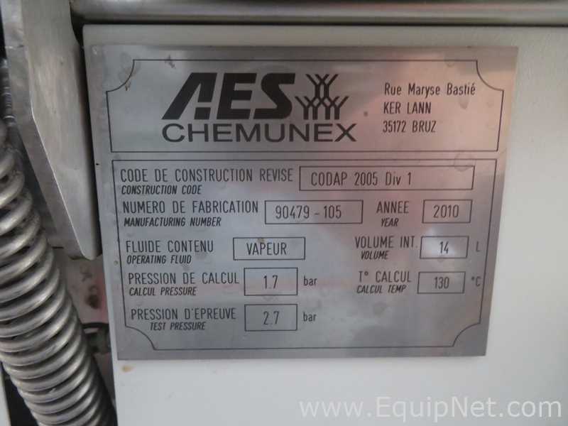 AES Chemunex, S.A. AESAP1080 Masterclave 09 Autoclave- R and D