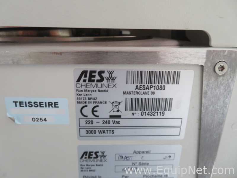 AES Chemunex, S.A. AESAP1080 Masterclave 09 Autoclave- R and D