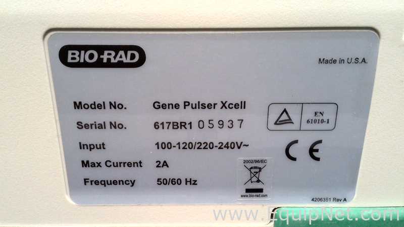 Bio-Rad Gene Pulser Xcell Electroporation System