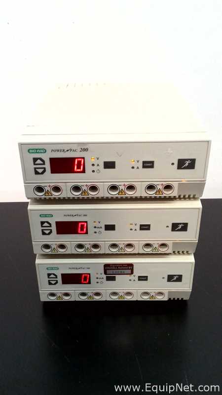 Lote de  Electroforesis Bio-Rad PowerPac