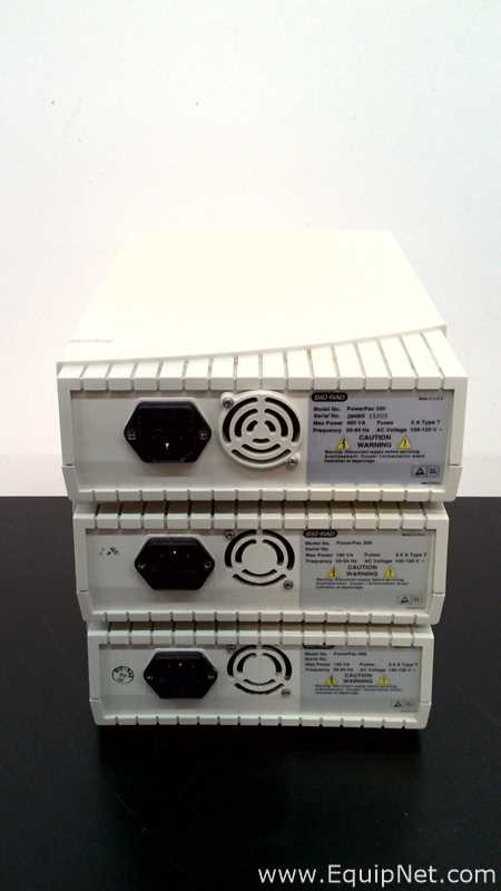 Lote de  Electroforesis Bio-Rad PowerPac