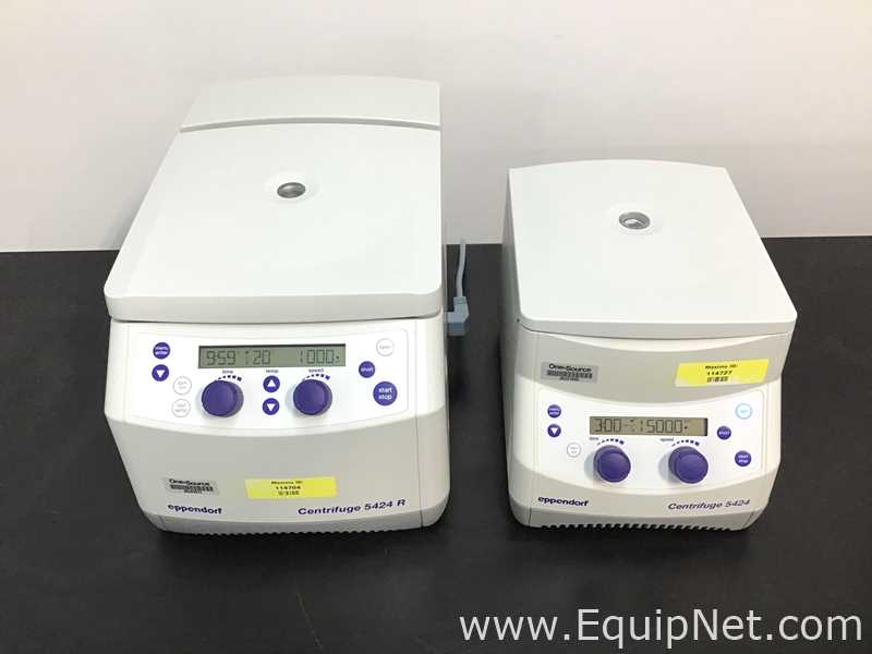 Lot Of 2 Eppendorf Laboratory Centrifuges