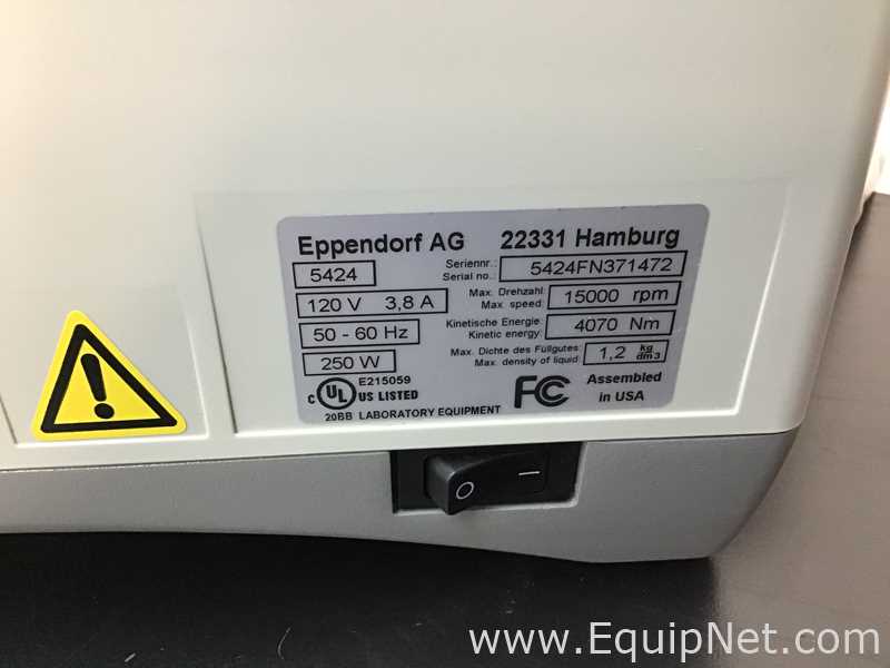 Lot Of 2 Eppendorf Laboratory Centrifuges