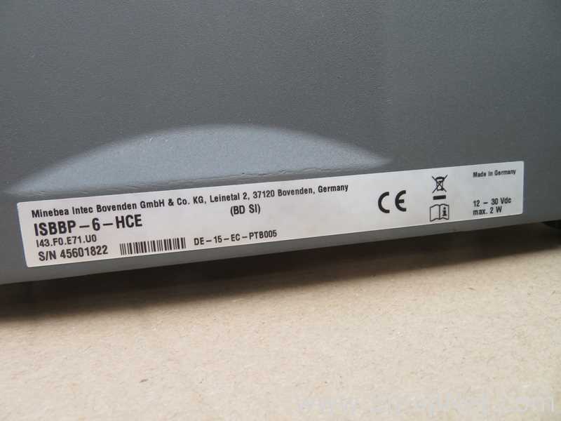 Báscula Minebea Intec Bovenden GmbH ISBBP 6 HCE