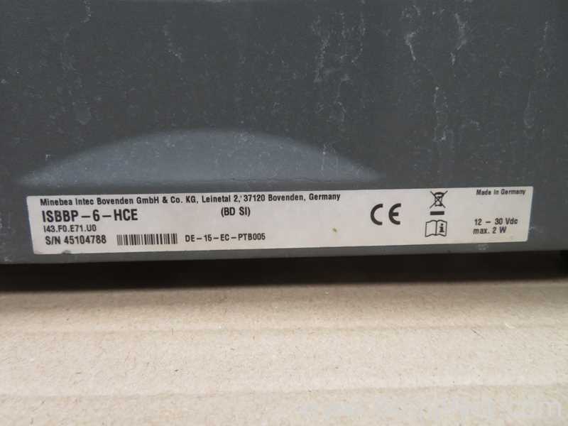 Báscula Minebea Intec Bovenden GmbH ISBBP 6 HCE