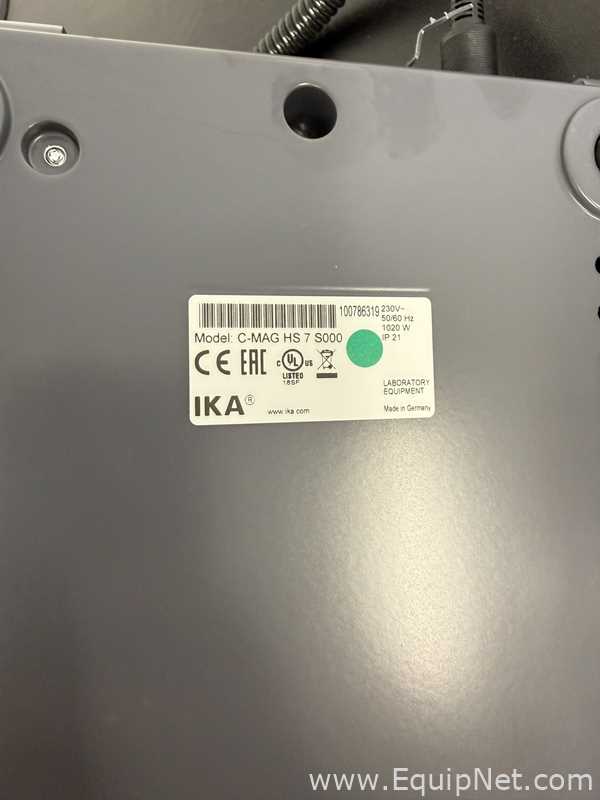 Lot of 4 IKA C-MAG HS 7 Hot Plate Stirrer with ETS-D5 Temperature Controller