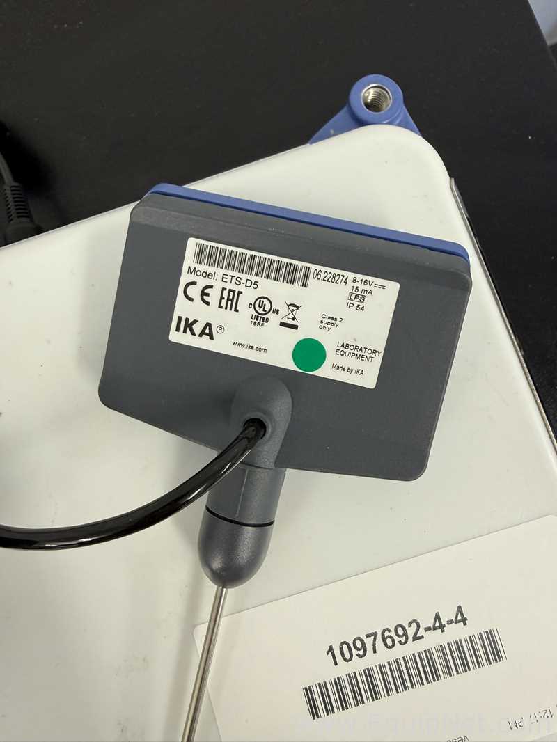 Lot of 4 IKA C-MAG HS 7 Hot Plate Stirrer with ETS-D5 Temperature Controller