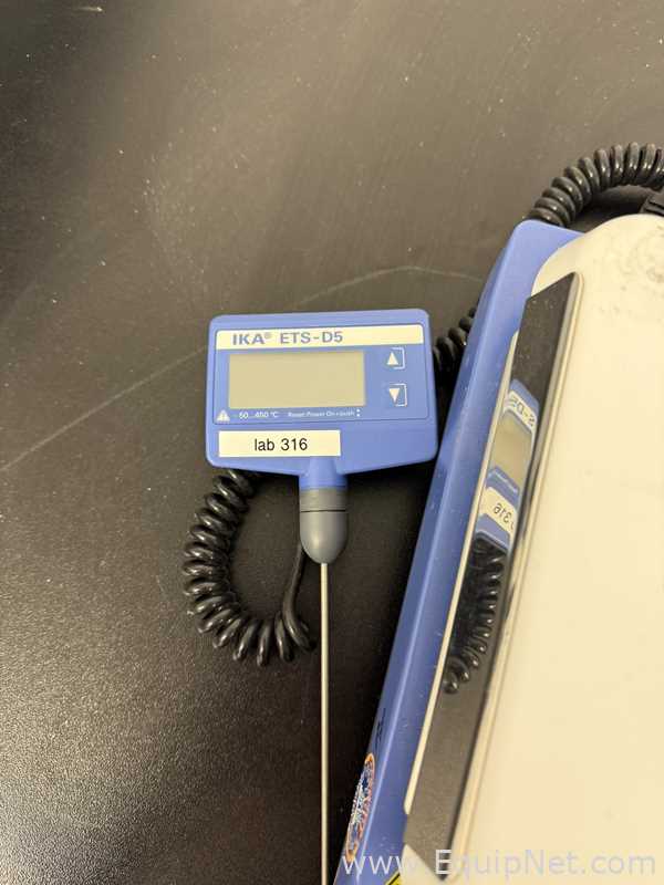 Lot of 4 IKA C-MAG HS 7 Hot Plate Stirrer with ETS-D5 Temperature Controller